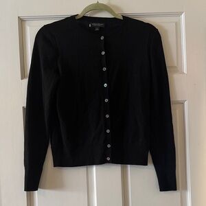 Banana Republic Black Merino Cardigan